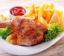 Plat de frites
