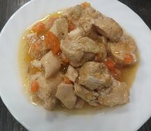 Грудка куриная в сливочном соусе