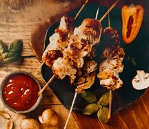 Шашлык из куриного филе