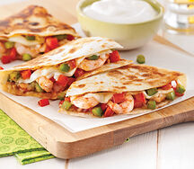 Quesadillas aux crevettes