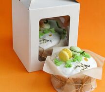 Кулич с изюмом