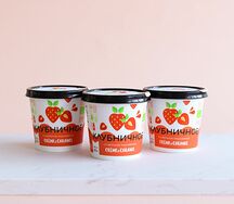 Мороженое клубничное