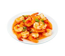 Crevette à la sauce piquante