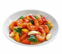 Crevette à la sauce aigre douce