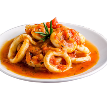 Calamar sauce piquante