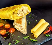 Шаурма в лаваше с сыром