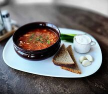 Борщ с курицей
