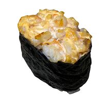 Гункан с креветкой