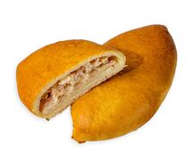 Пирожок с ветчиной и сыром