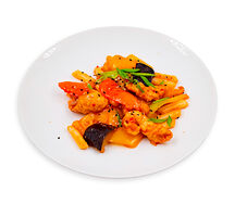 Токпокки с курицей и овощами