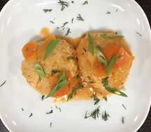 Тефтели мясные с овощным соусом