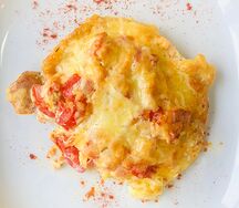 Свинина рубленая под шапкой