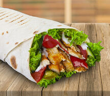 Острая шаверма в лаваше