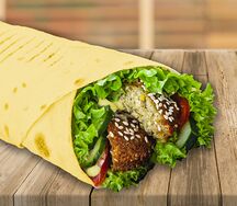 Сырный фалафель в лаваше