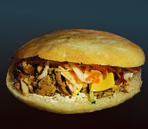 Пита с курицей и сыром