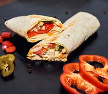 Мексиканская острая шаурма с курицей 