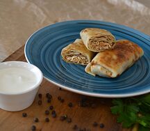 Блинчики с мясом