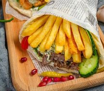 Сувлак закрытый с курицей 