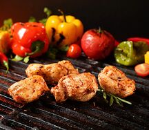 Шашлык из куриного филе