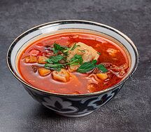 Чучвара с бульоном