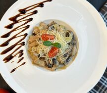 Паста Альфредо с курицей