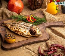 Дорадо на мангале