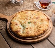 Хачапури со шпинатом и сыром