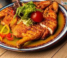 Цыпленок табака на углях