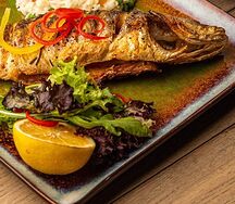 Сибас на мангале