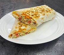 Шаверма с морковью по-корейски