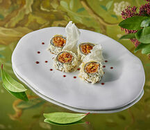 Хрустящий ролл с угрём