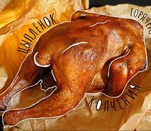 Цыпленок горячего копчения