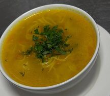 Лапша Домашняя Куриная с фрикадельками