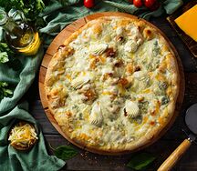 Римская пицца Четыре сыра