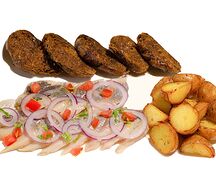 Атлантическая сельдь с молодым картофелем