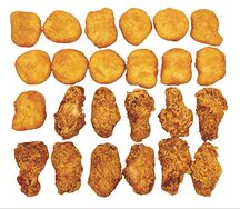 11 крыльев и 13 наггетсов