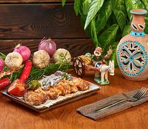 Шашлык из куриного филе