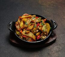Оджахури с грибами и картофелем