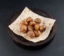 Картофель, запеченный на углях
