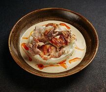 Жареный цыпленок с эларджи