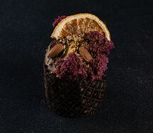 Кулич шоколадный маленький