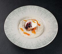 Каша рисовая с бисквитом