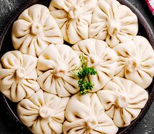 Хинкали с говядиной и свининой (10шт)