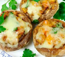 Грибы с сыром