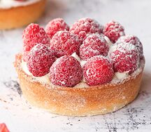 Тарталетка малиновая