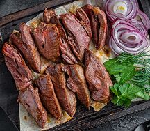 Шашлык из бараньего сердца