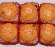 Ролл Калифорния запеченный