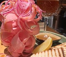 Строганина из тунца