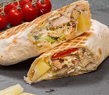 Шаурма Гавайская с курицей