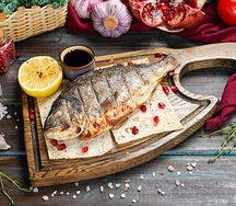 Дорадо на мангале